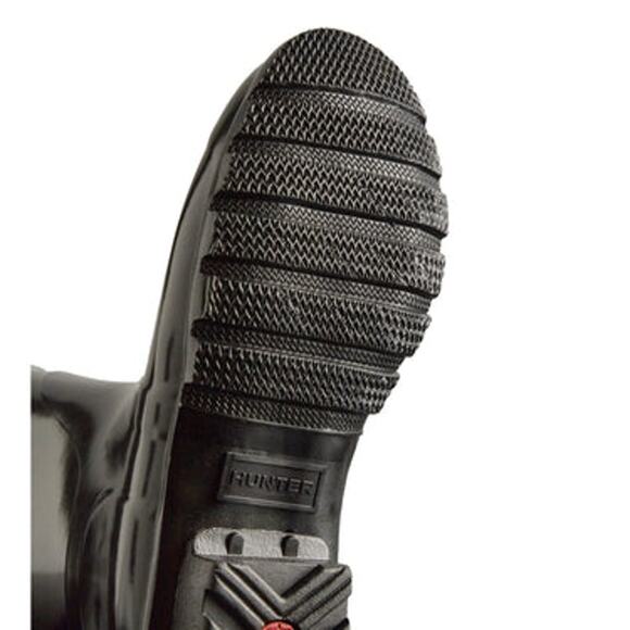 Hunter Original Short Black Gloss Waterproof Rain Boots Comfortable Black Size 7 - Picture 11 of 11